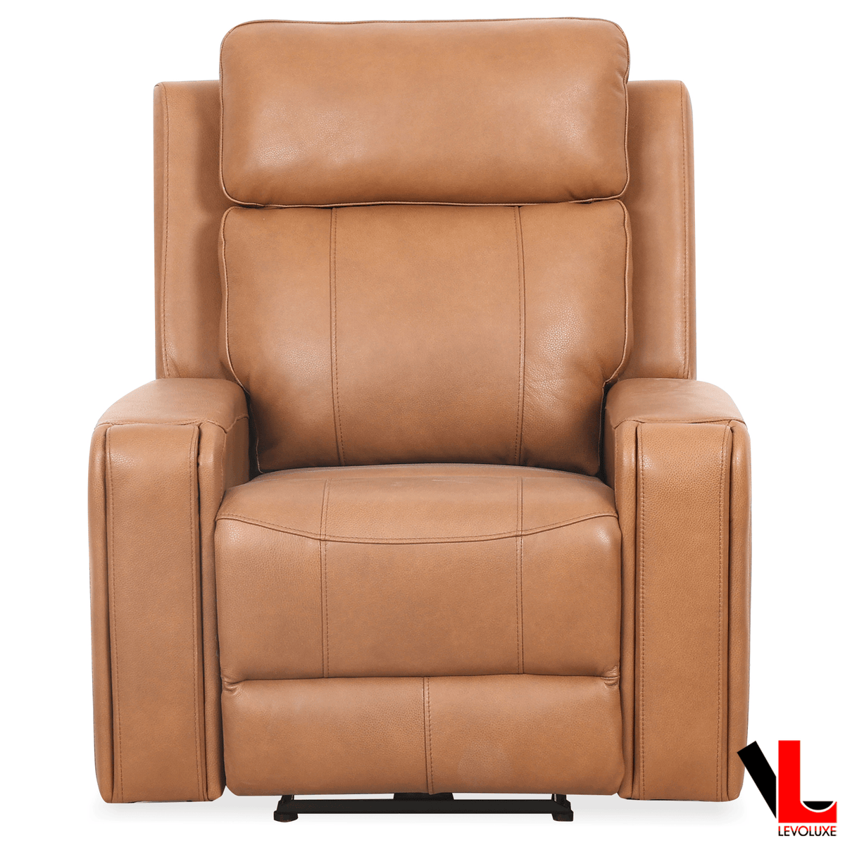Levoluxe Cavron 37" Leather Match Power Glider Reclining Chair with Power Headrest, image 5