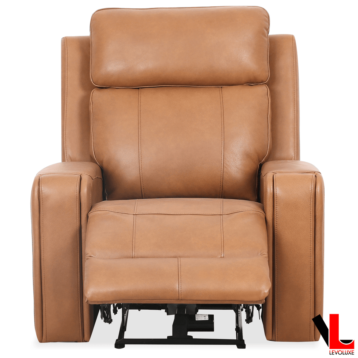 Levoluxe Cavron 37" Leather Match Power Glider Reclining Chair with Power Headrest, image 4