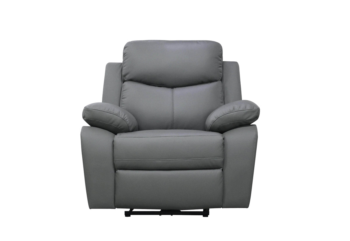 Levoluxe Aveon 38.5" Pillow Top Arm Reclining Chair in Leather Match, image 6