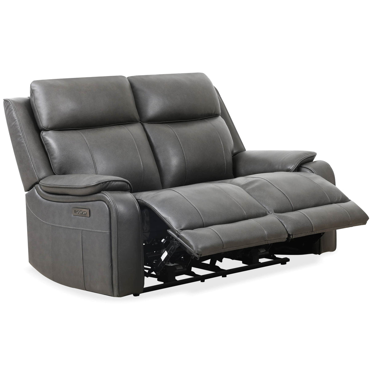 Levoluxe Brindle 60" Leather Match Power Reclining 2 Seater Loveseat, image 3