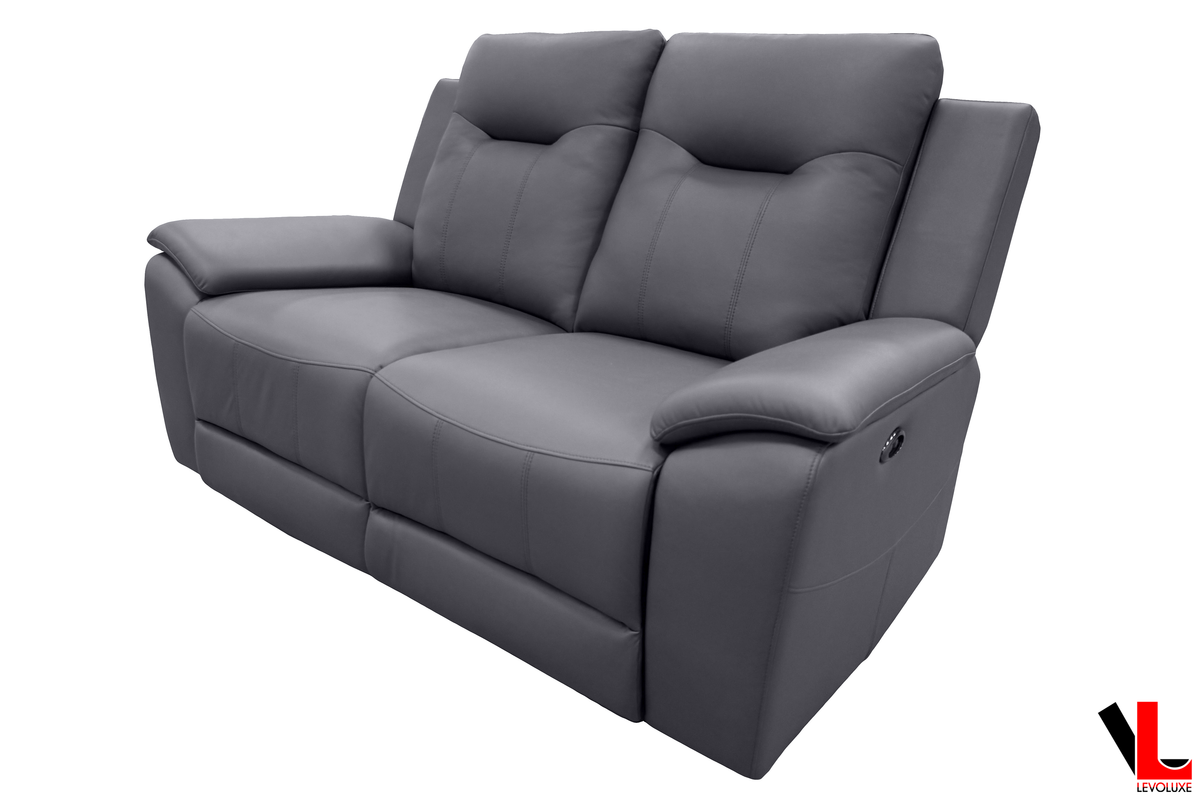 Levoluxe Avante 66" Jaxxon Steel Power Reclining 2 Seater Loveseat, image 5