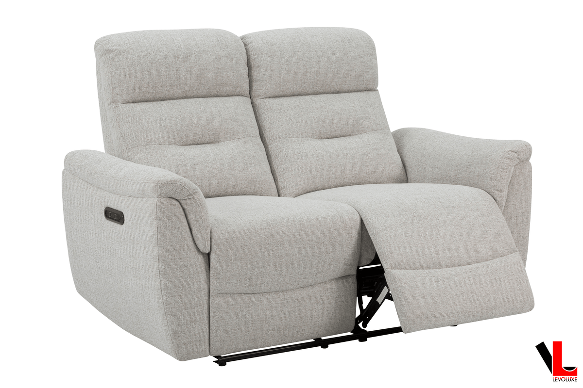 Levoluxe Cain 57" Power Reclining Loveseat in Weave Fabric, image 4