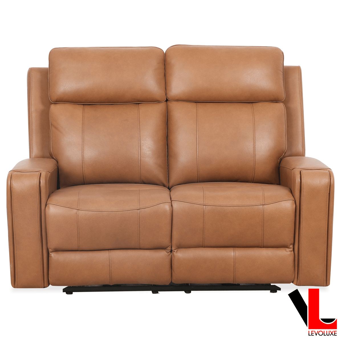 Levoluxe Cavron 58" Leather Match Power Reclining 2 Seater Loveseat with Power Headrests, image 6