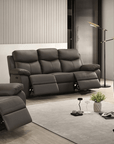Levoluxe Aveon 83" Pillow Top Arm Reclining Sofa in Leather Match, image 9