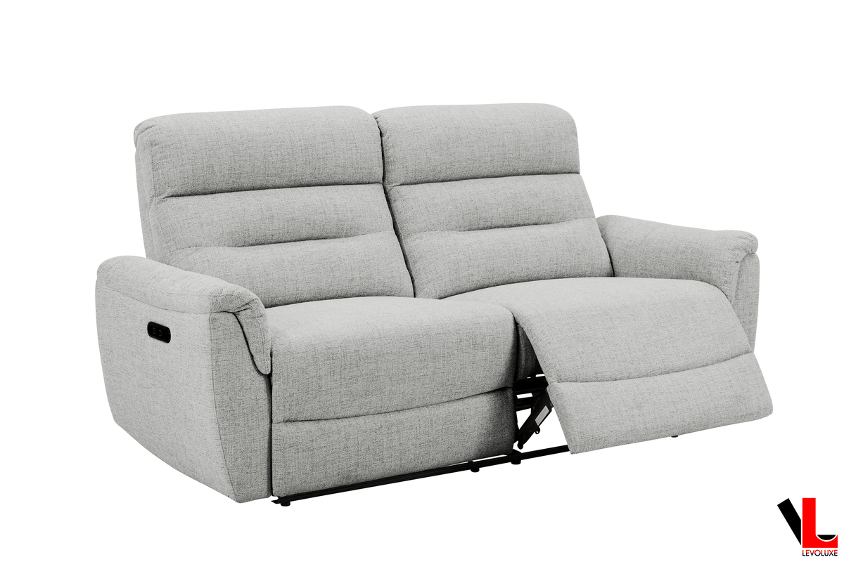 Levoluxe Cain 76" Power Reclining Sofa in Weave Fabric, image 4