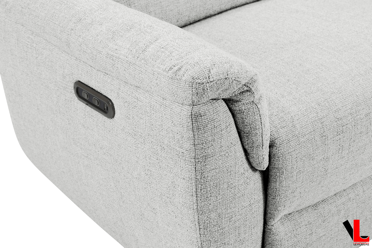 Levoluxe Cain 76" Power Reclining Sofa in Weave Fabric, image 6