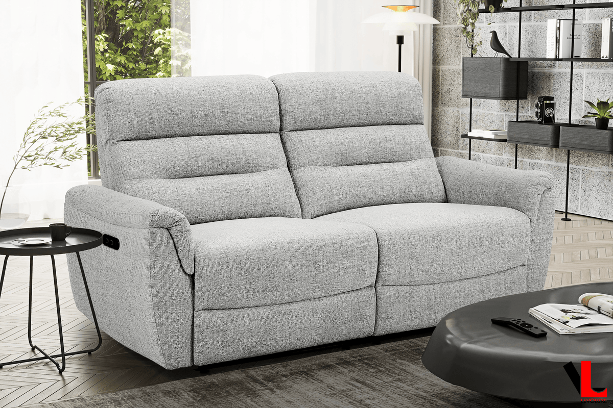 Levoluxe Cain 76" Power Reclining Sofa in Weave Fabric, image 2