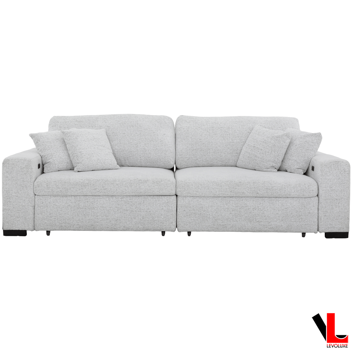 Levoluxe Galveston 106" Power Sliding 2 Seater Sofa in Chelsea Arctic, image 5