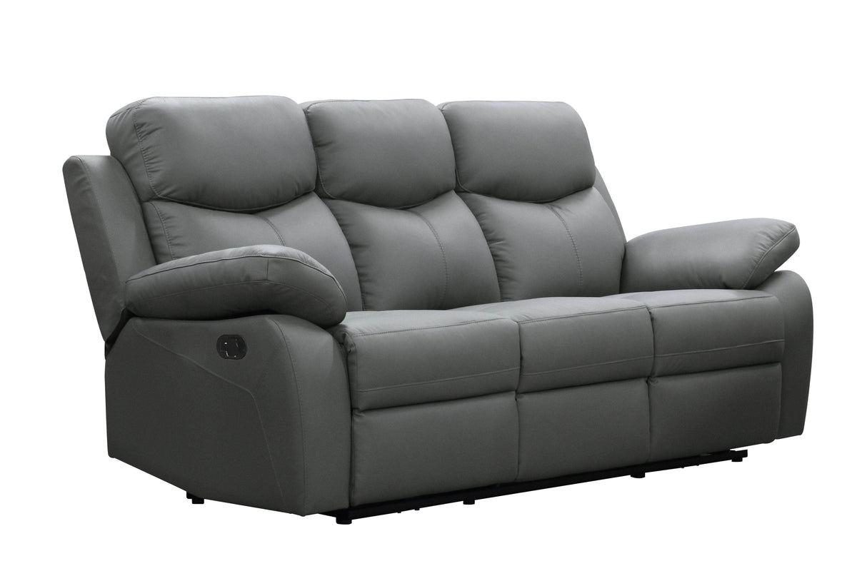 Levoluxe Aveon 83" Pillow Top Arm Reclining Sofa in Leather Match, image 6