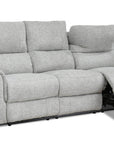 Levoluxe Sentinel 87.8" Power Reclining Sofa with Power Headrest in Tweed Ash Fabric, image 10