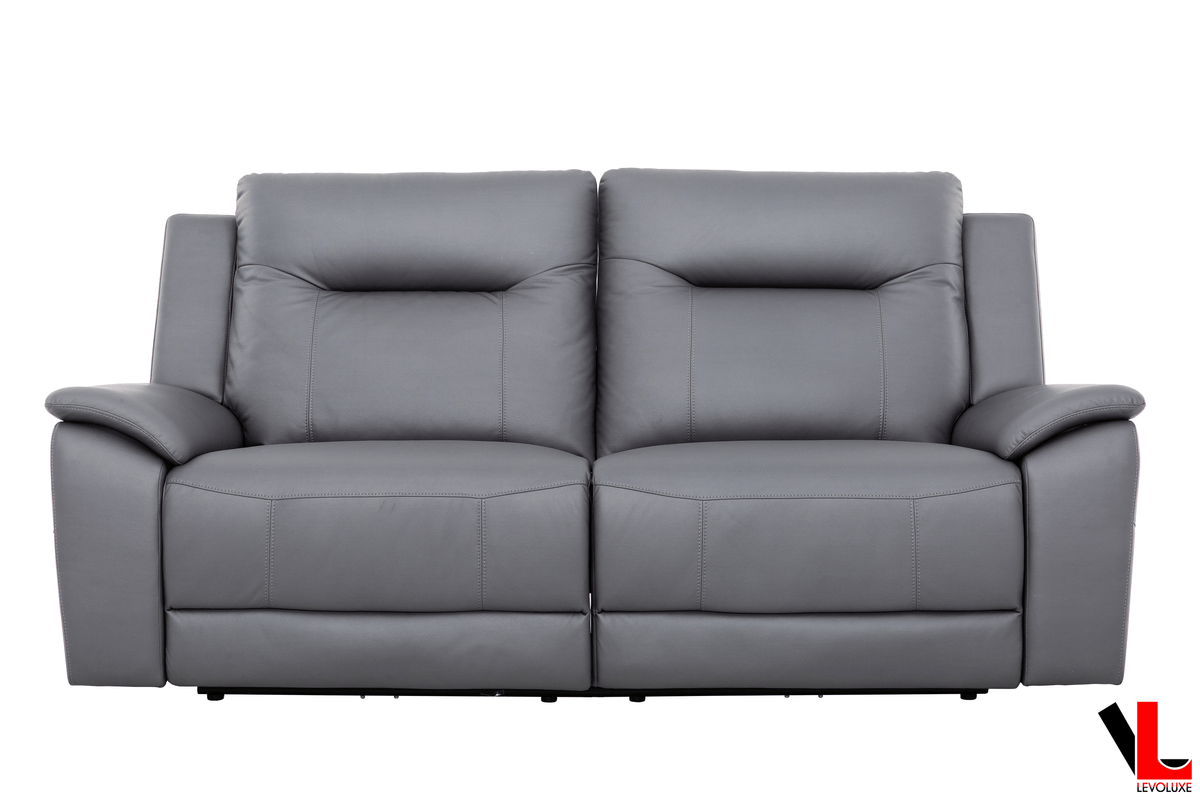 Levoluxe Avante 3 Piece Power Reclining Sofa, Loveseat and Chair in Jaxxon Steel, image 6