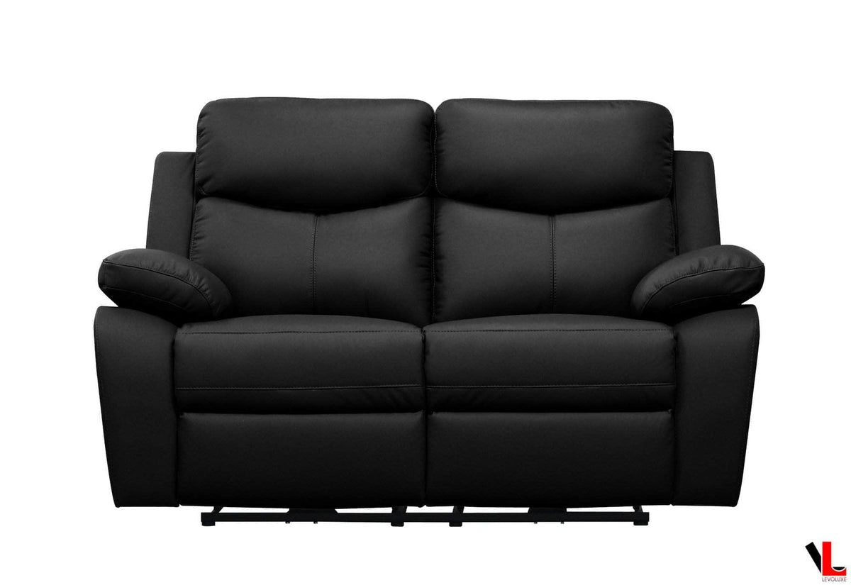 Levoluxe Aveon 2 Piece Pillow Top Arm Reclining Sofa and Loveseat Set in Leather Match, image 5