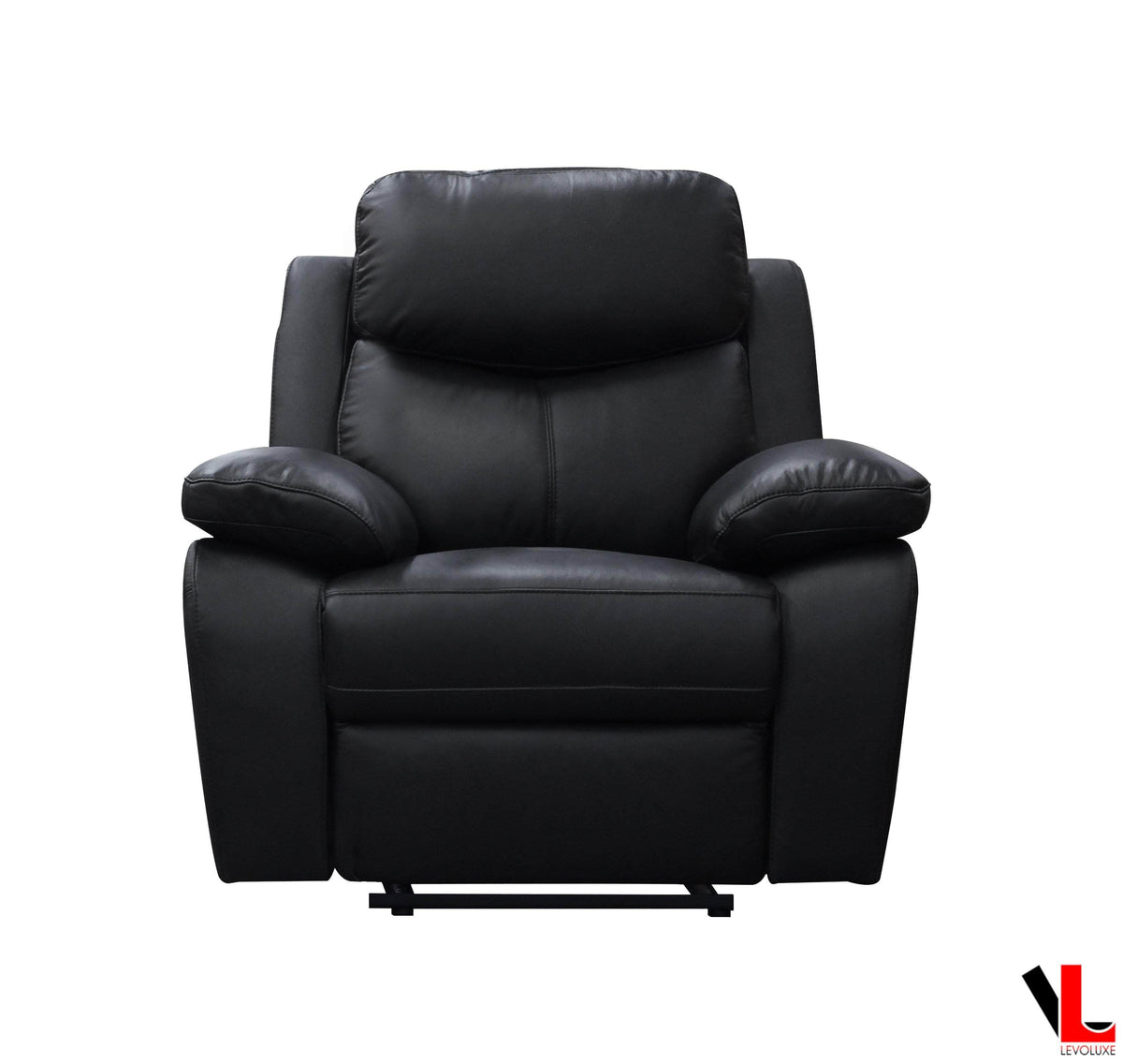 Levoluxe Aveon 3 Piece Pillow Top Arm Reclining Sofa, Loveseat and Chair Set in Leather Match, image 8