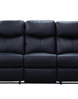Levoluxe Aveon 3 Piece Pillow Top Arm Reclining Sofa, Loveseat and Chair Set in Leather Match, image 4