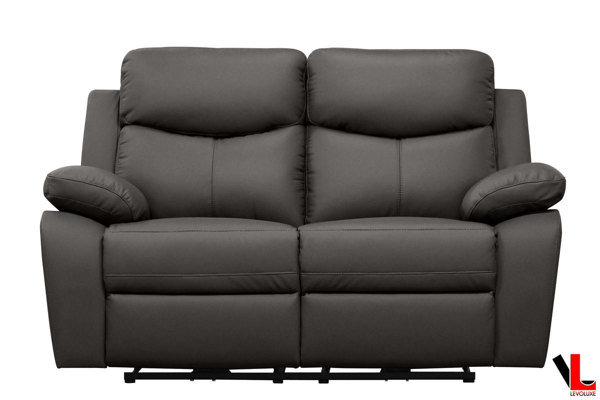 Levoluxe Aveon 3 Piece Pillow Top Arm Reclining Sofa, Loveseat and Chair Set in Leather Match, image 23