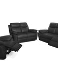 Levoluxe Aveon 3 Piece Pillow Top Arm Reclining Sofa, Loveseat and Chair Set in Leather Match, image 2