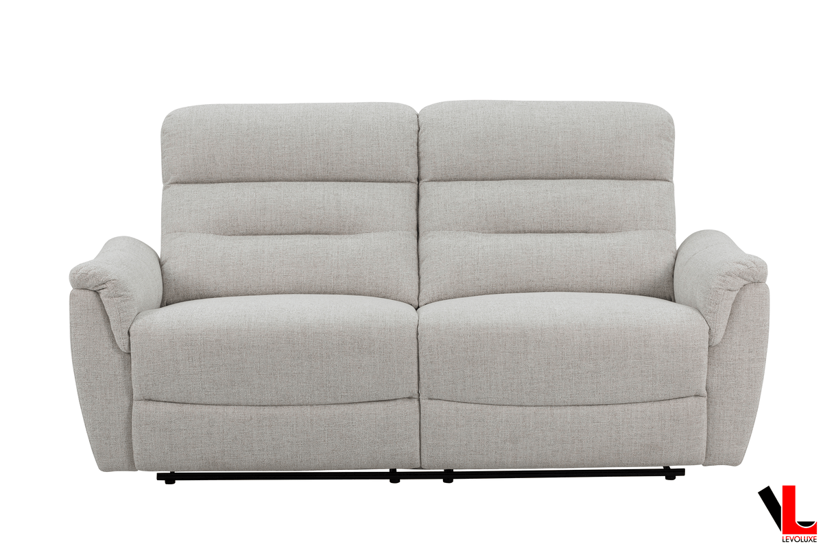 Levoluxe Cain 2 Piece Power Reclining Sofa and Loveseat Set in Weave Fabric, image 5