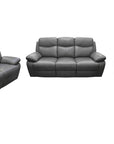 Levoluxe Aveon 3 Piece Pillow Top Arm Reclining Sofa, Loveseat and Chair Set in Leather Match, image 9