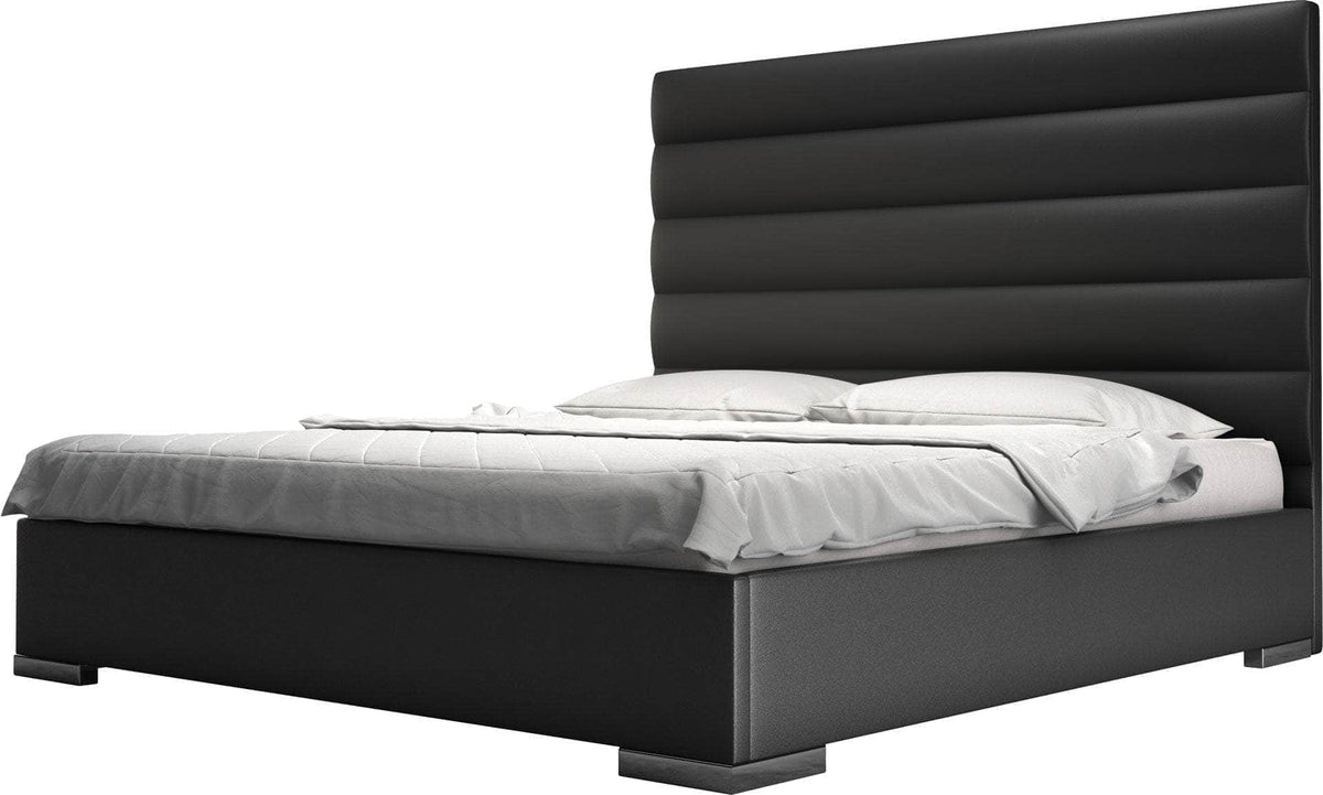 Modloft Prince Eco Pelle Leather Platform Bed, image 11