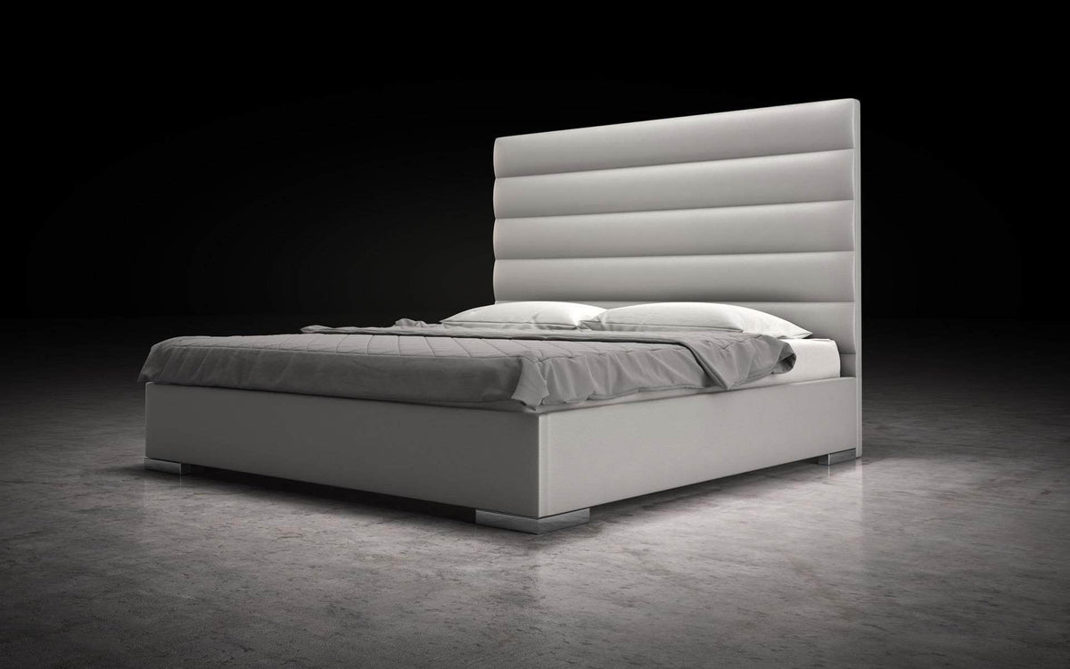 Modloft Prince Eco Pelle Leather Platform Bed, image 3