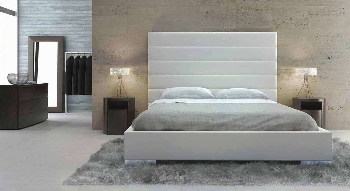 Modloft Prince Eco Pelle Leather Platform Bed, image 5