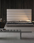 Modloft Prince Eco Pelle Leather Platform Bed, image 1