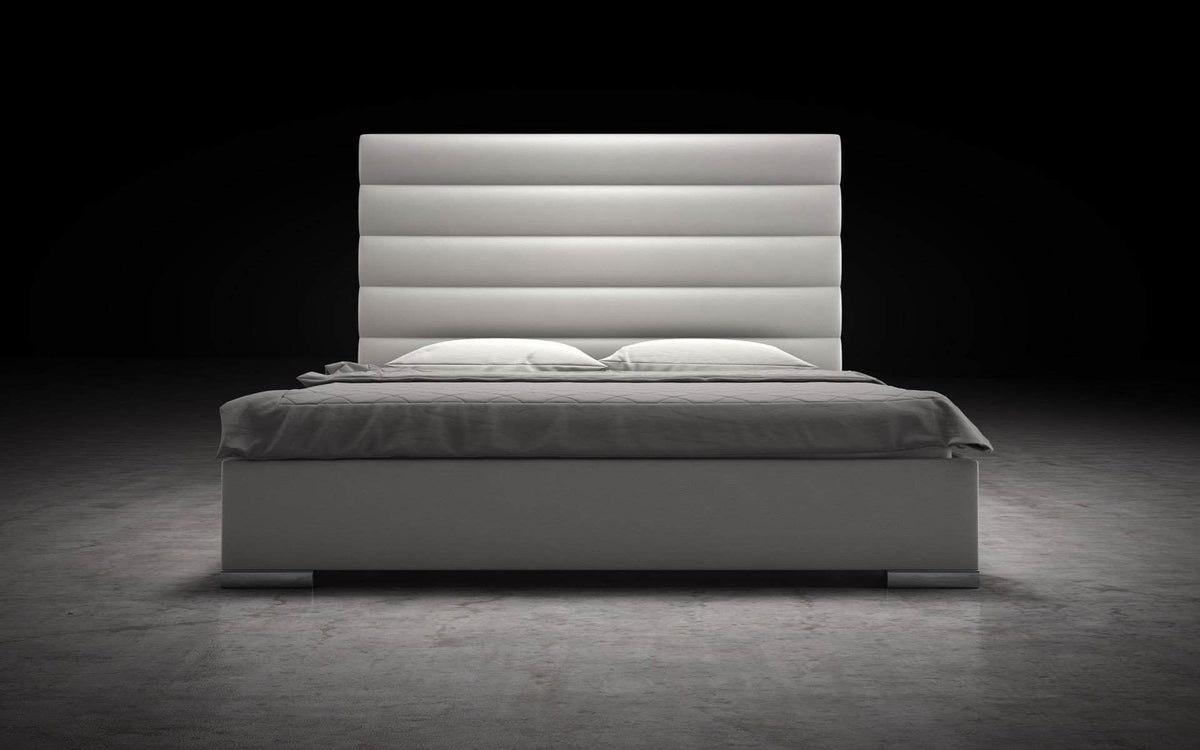 Modloft Prince Eco Pelle Leather Platform Bed, image 2