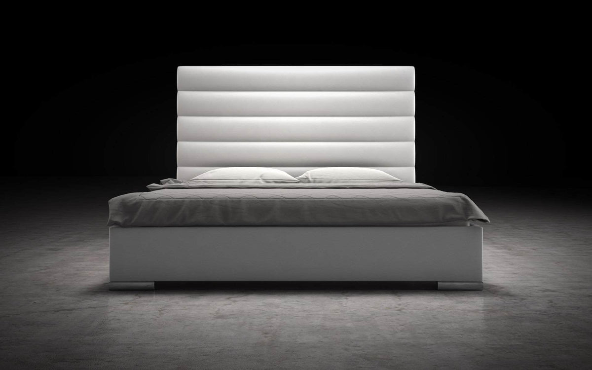 Modloft Prince Eco Pelle Leather Platform Bed, image 6