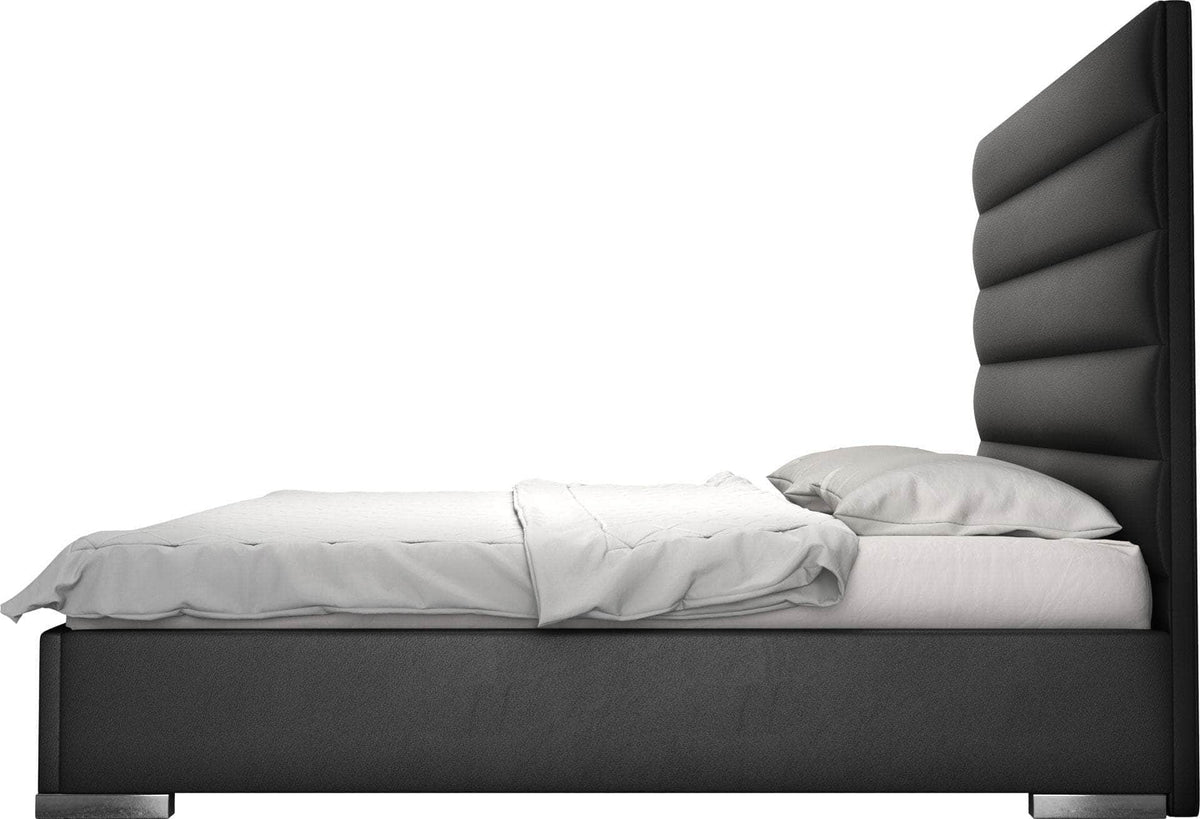 Modloft Prince Eco Pelle Leather Platform Bed, image 12