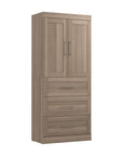 Modubox Pur 36W Wardrobe with 3 Drawers, image 26