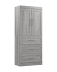 Modubox Pur 36W Wardrobe with 3 Drawers, image 9