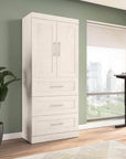 Modubox Pur 36W Wardrobe with 3 Drawers, image 17