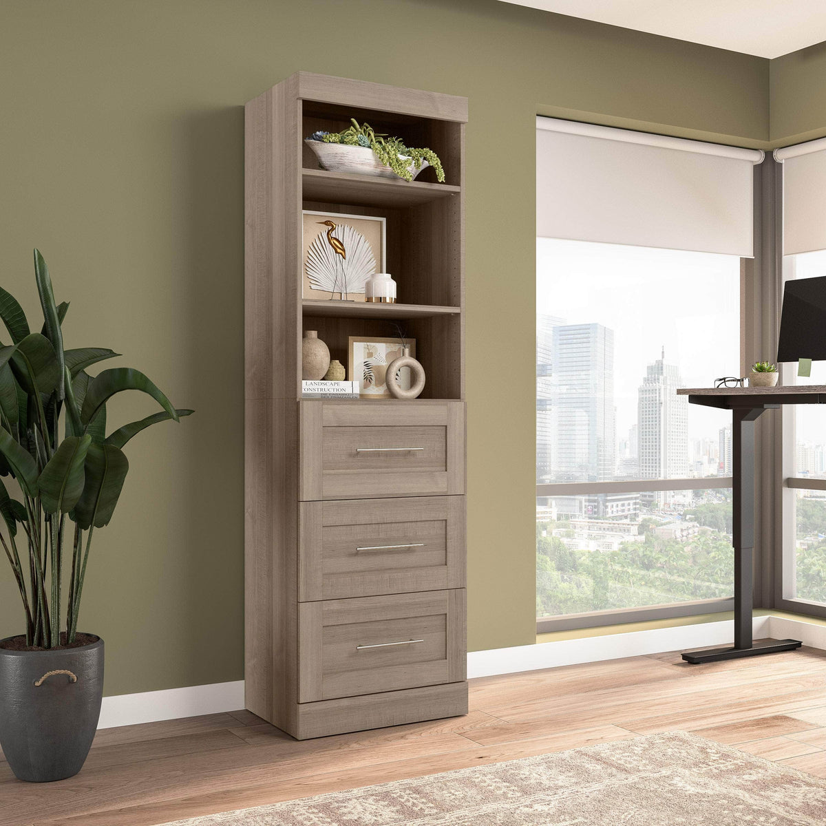 Modubox Pur 25” Storage Unit with 3 Drawers, image 26