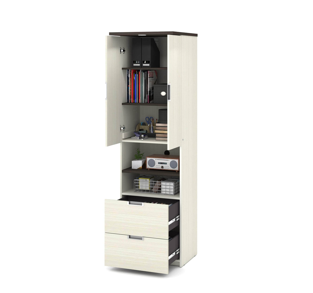 Modubox Lumina Storage Unit with 2 Drawers, image 6