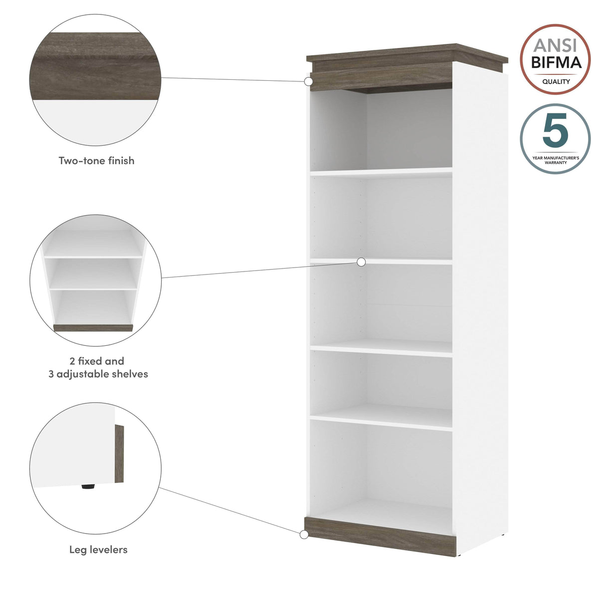 Modubox Orion 30"W Shelving Unit, image 8