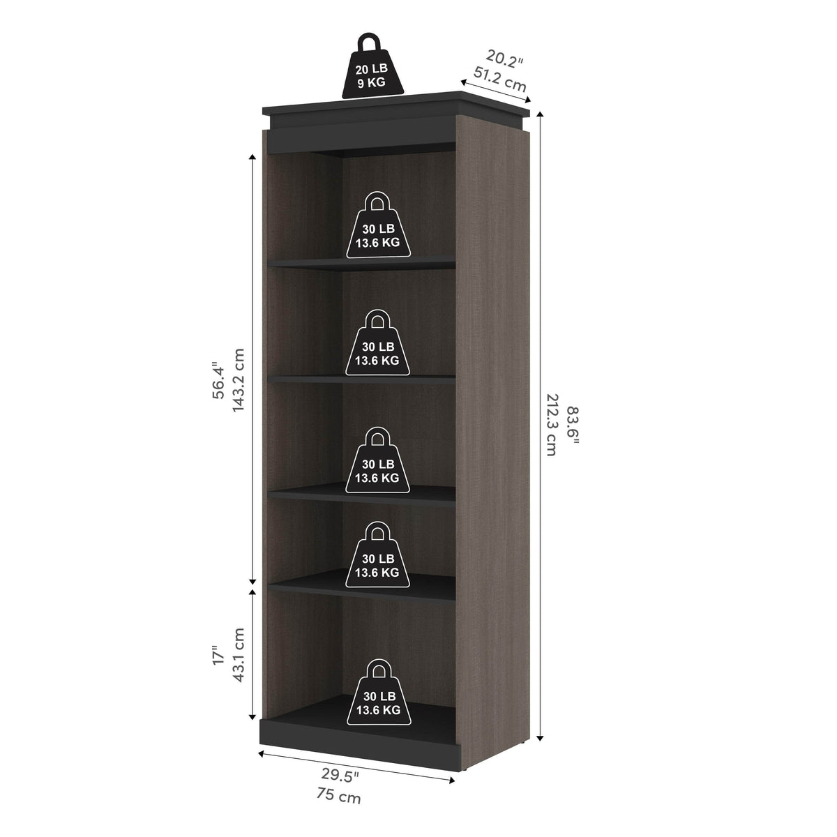 Modubox Orion 30"W Shelving Unit, image 25