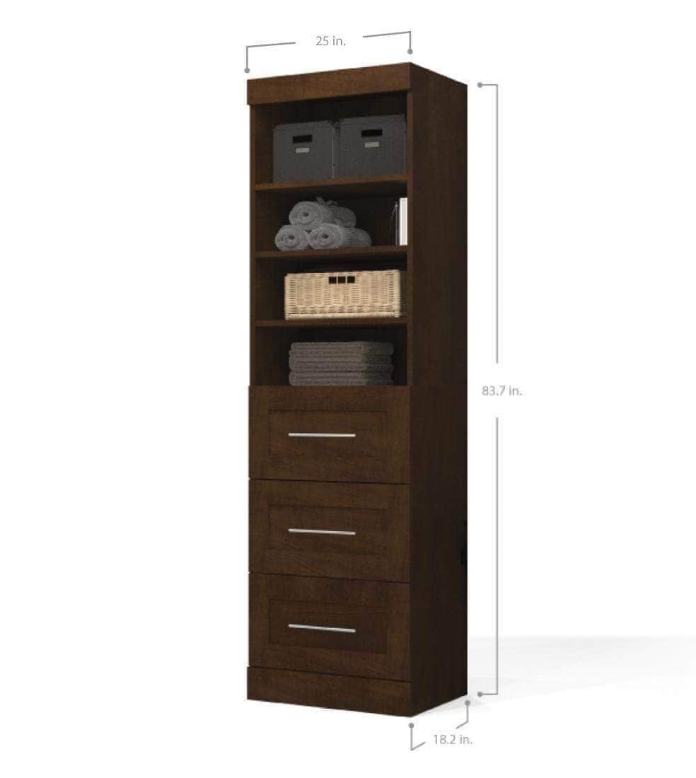 Modubox Pur 25” Storage Unit with 3 Drawers, image 4