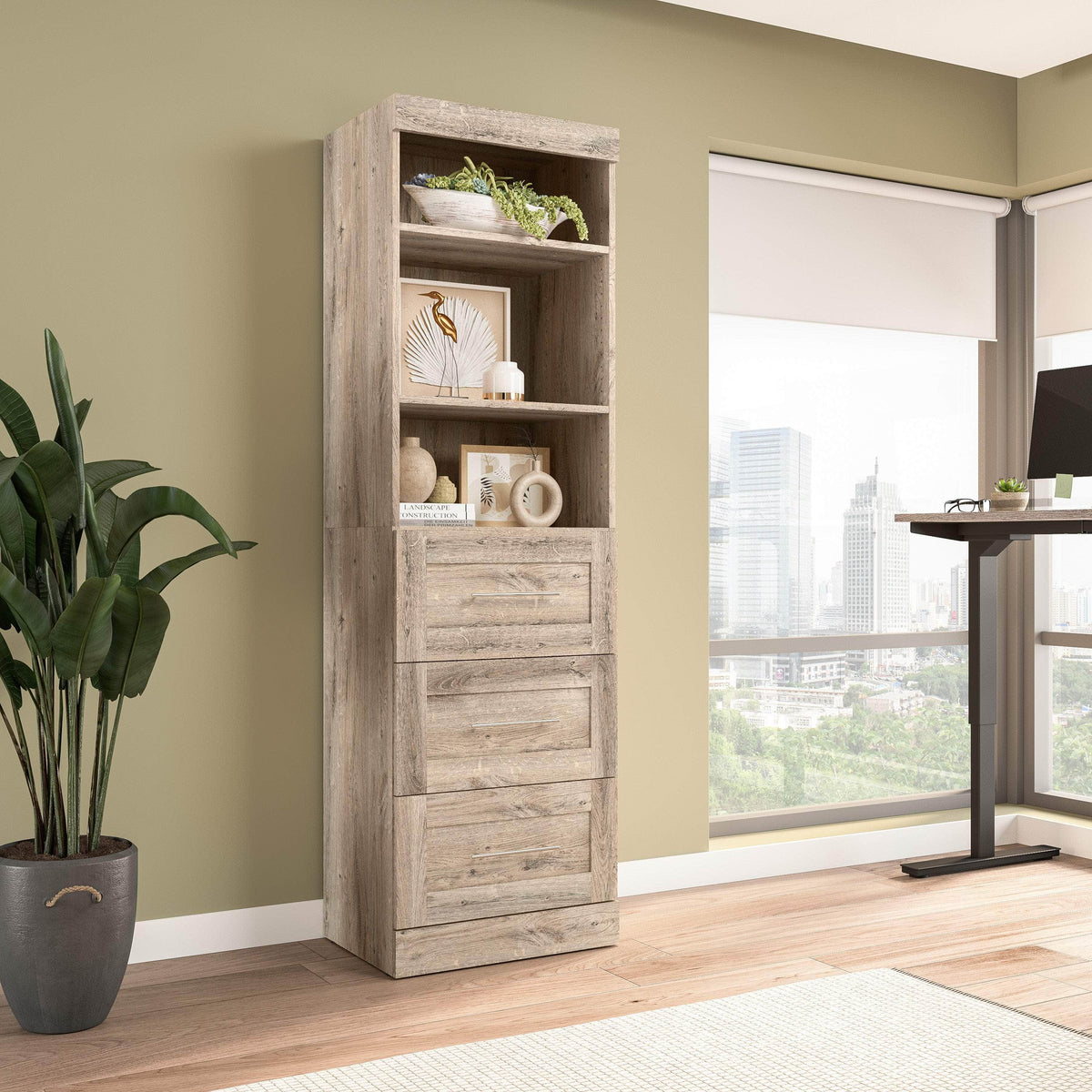 Modubox Pur 25” Storage Unit with 3 Drawers, image 5