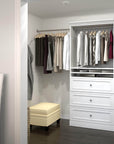 Modubox Versatile 36” Storage Unit with 3 Drawers White, image 1