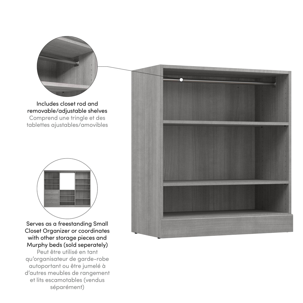 Modubox Versatile Low Storage Unit With Rod, image 11