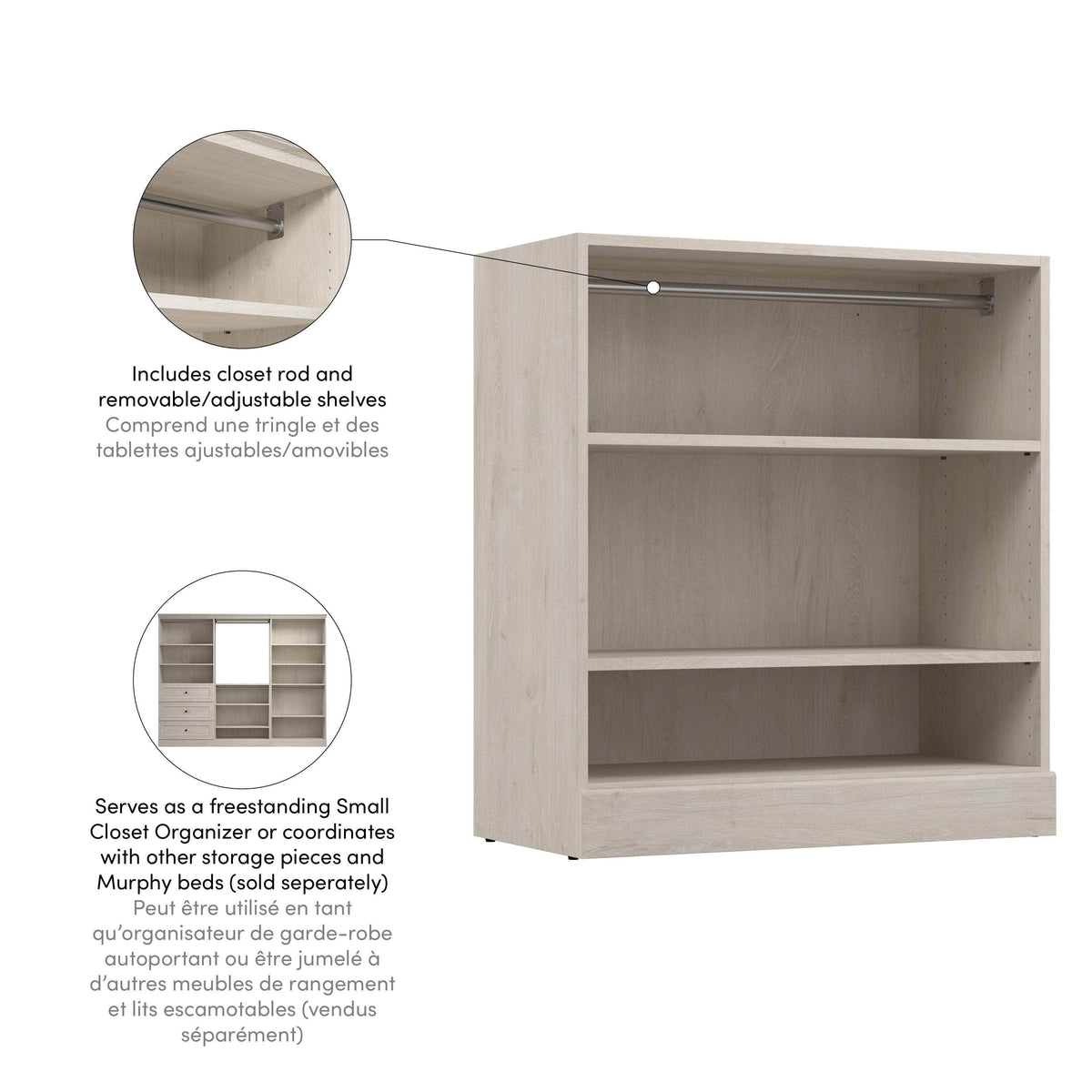Modubox Versatile Low Storage Unit With Rod, image 18