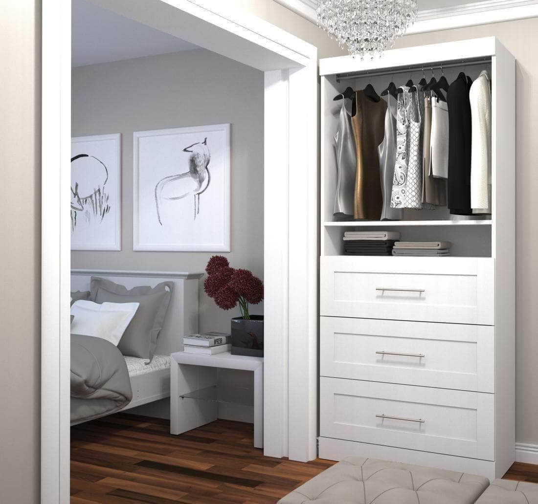 Modubox Pur 36” Storage Unit with 3 Drawers, image 1