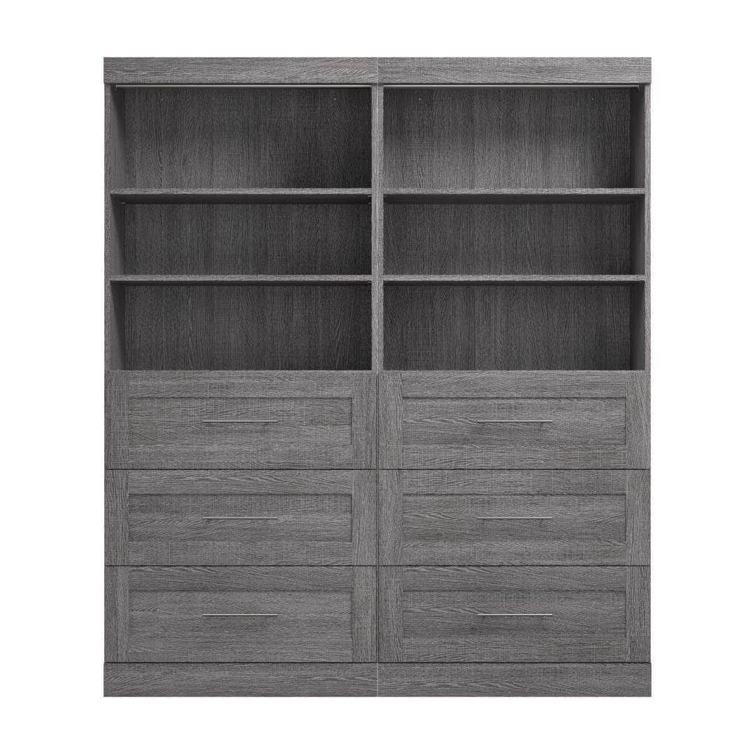 Modubox Pur 72W Closet Organization System with Drawers, image 17