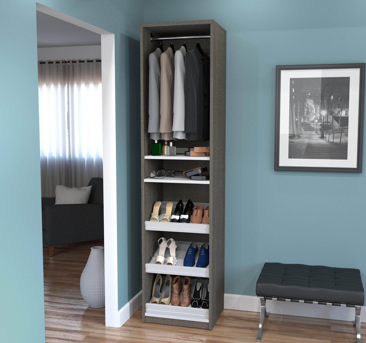 Modubox Cielo 19.5” Closet Organizer, image 1