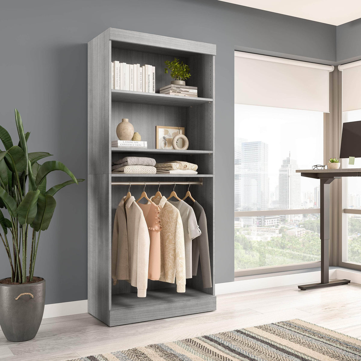 Modubox Pur 36" Closet Organizer Storage Unit, image 15