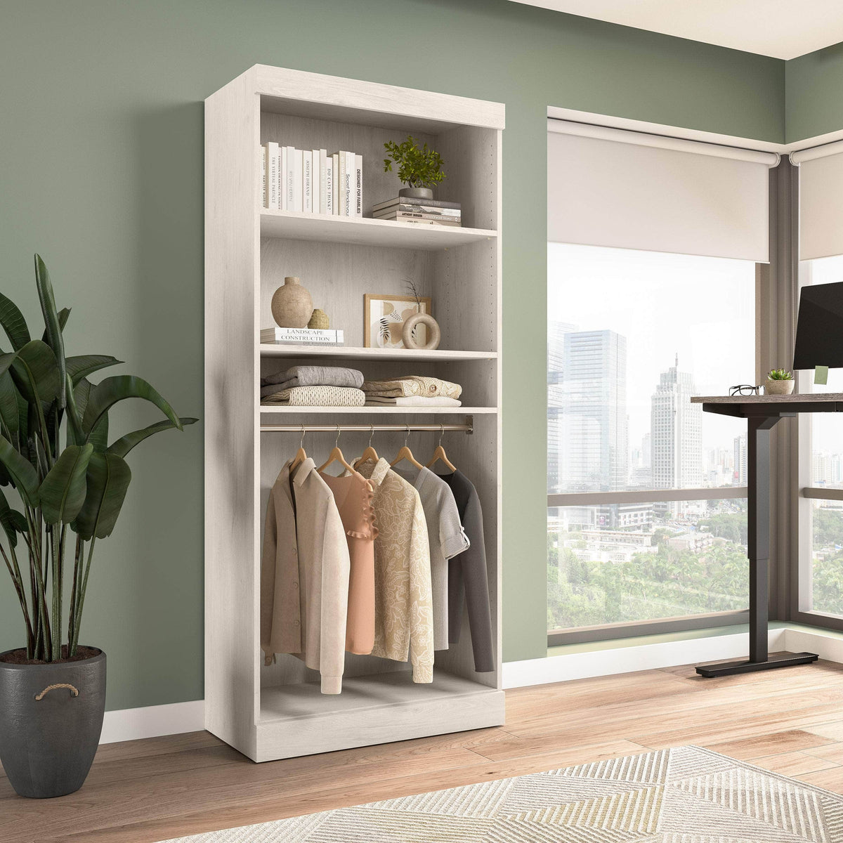 Modubox Pur 36" Closet Organizer Storage Unit, image 20