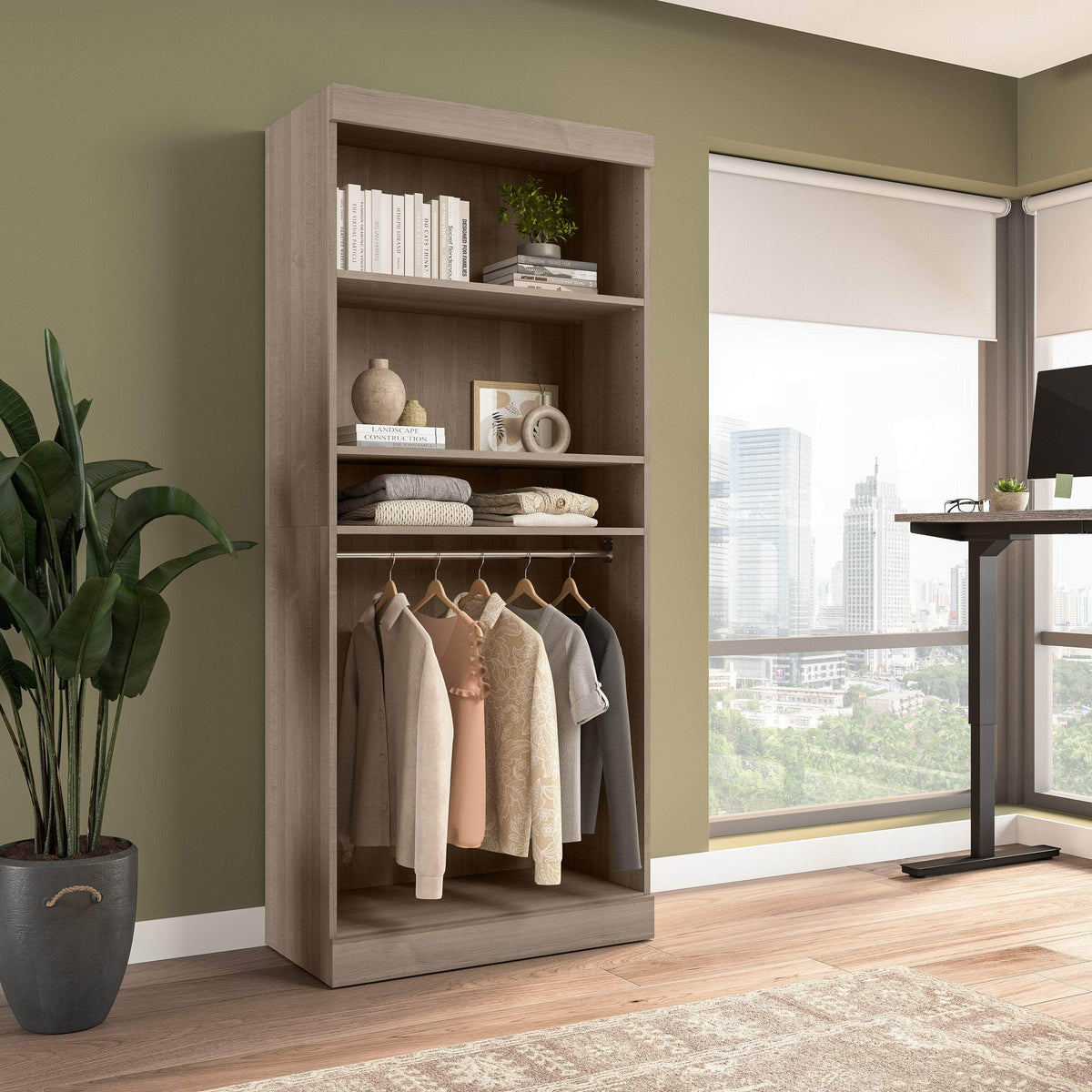 Modubox Pur 36" Closet Organizer Storage Unit, image 24