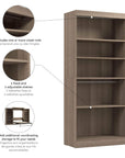 Modubox Pur 36" Closet Organizer Storage Unit, image 29