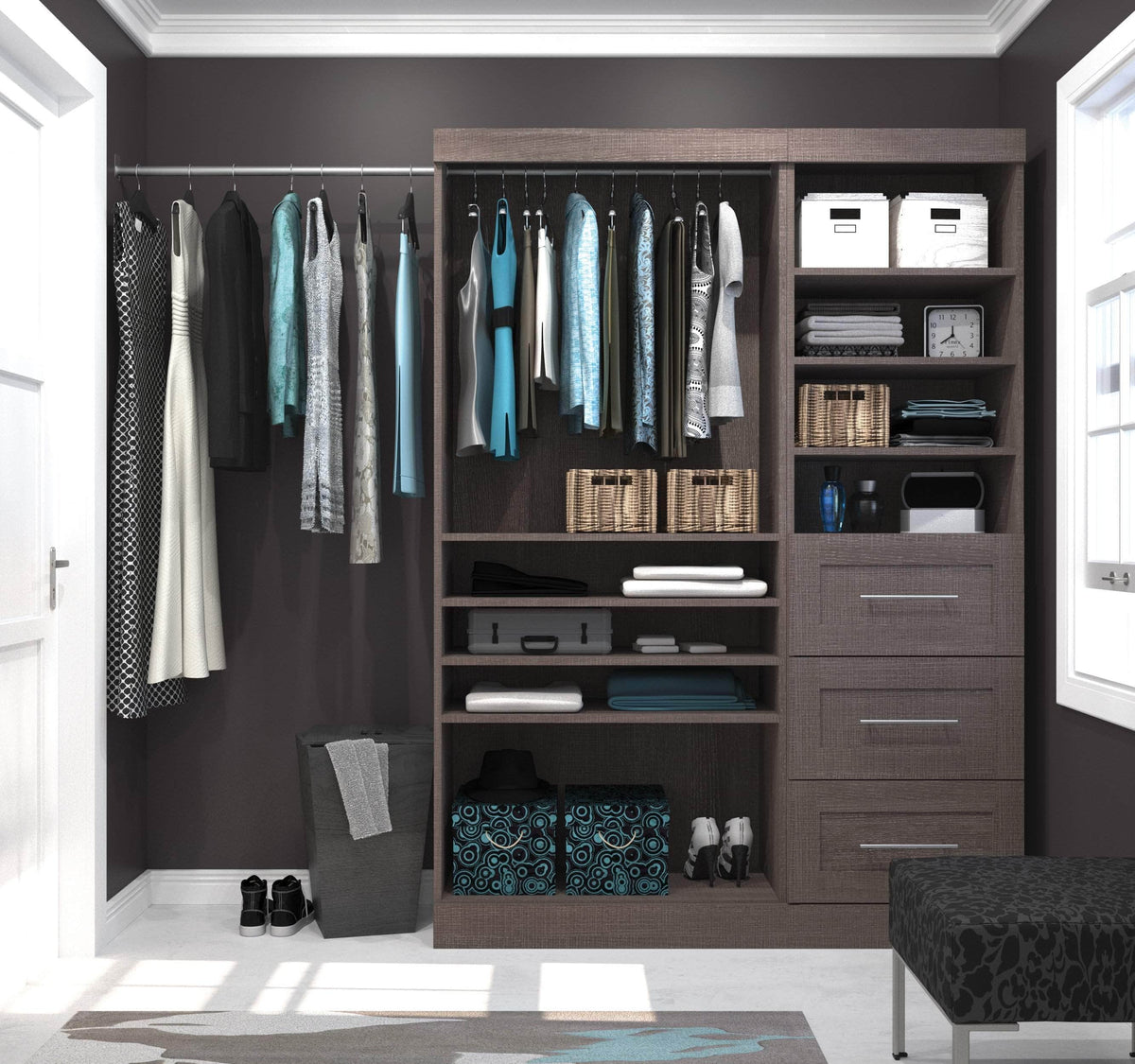 Modubox Pur 61W Closet Organizer, image 4