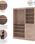 Modubox Pur 61W Closet Organizer, image 16